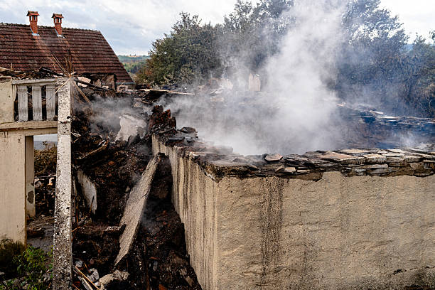 Professional Fire Damage Restoration technician working in Cheyney, PA
